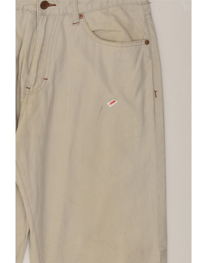 CALVIN KLEIN Mens Slim Casual Trousers W32 L31 Beige Cotton | Vintage Calvin Klein | Thrift | Second-Hand Calvin Klein | Used Clothing | Messina Hembry 