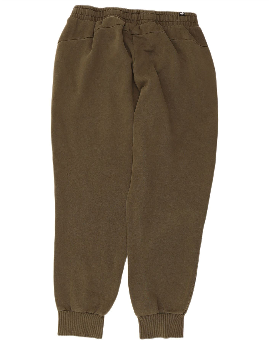 Puma Mens Tracksuit Trousers Joggers Large Khaki Cotton