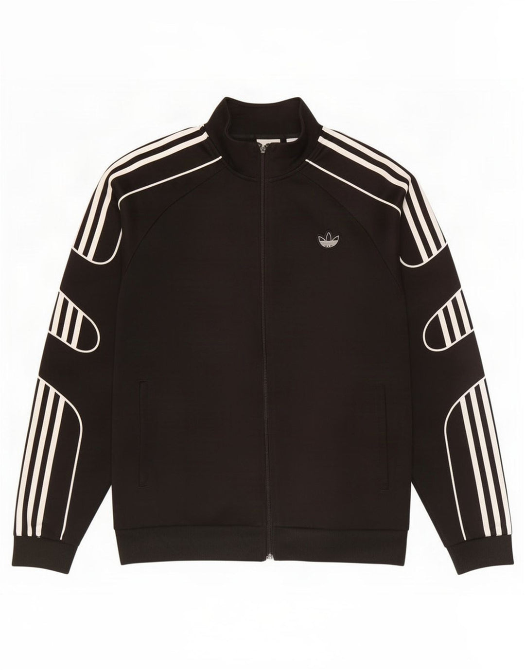 Adidas Mens Tracksuit Top Jacket XL Black Polyester