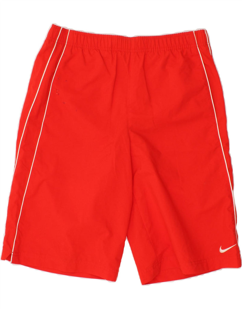 NIKE Boys Sport Shorts 13-14 Years XL Red Polyester Vintage Nike and Second-Hand Nike from Messina Hembry 