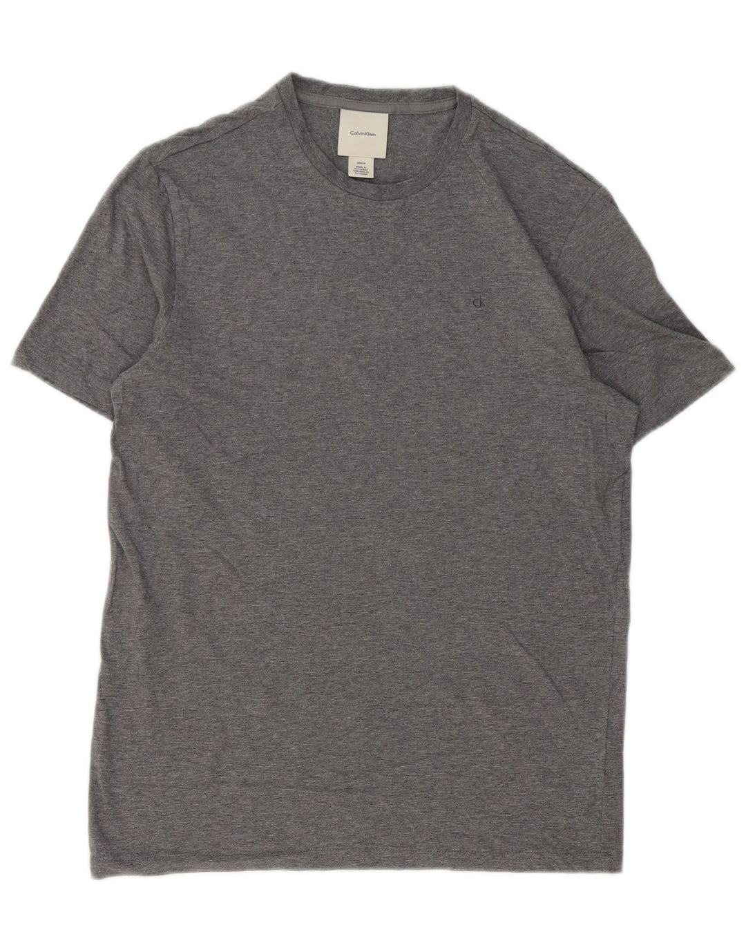 Calvin Klein Mens T-Shirt Top Small Grey Cotton