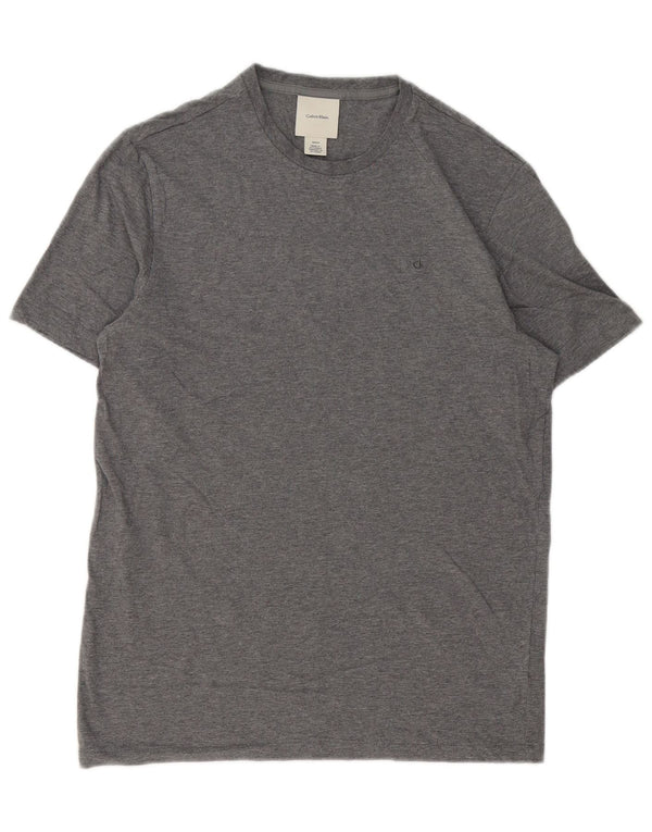 Calvin Klein Mens T-Shirt Top Small Grey Cotton