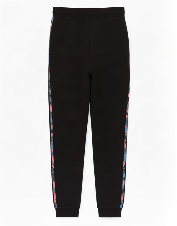 Adidas Girls Tracksuit Trousers Joggers 11-12 Years Black Camouflage Cotton