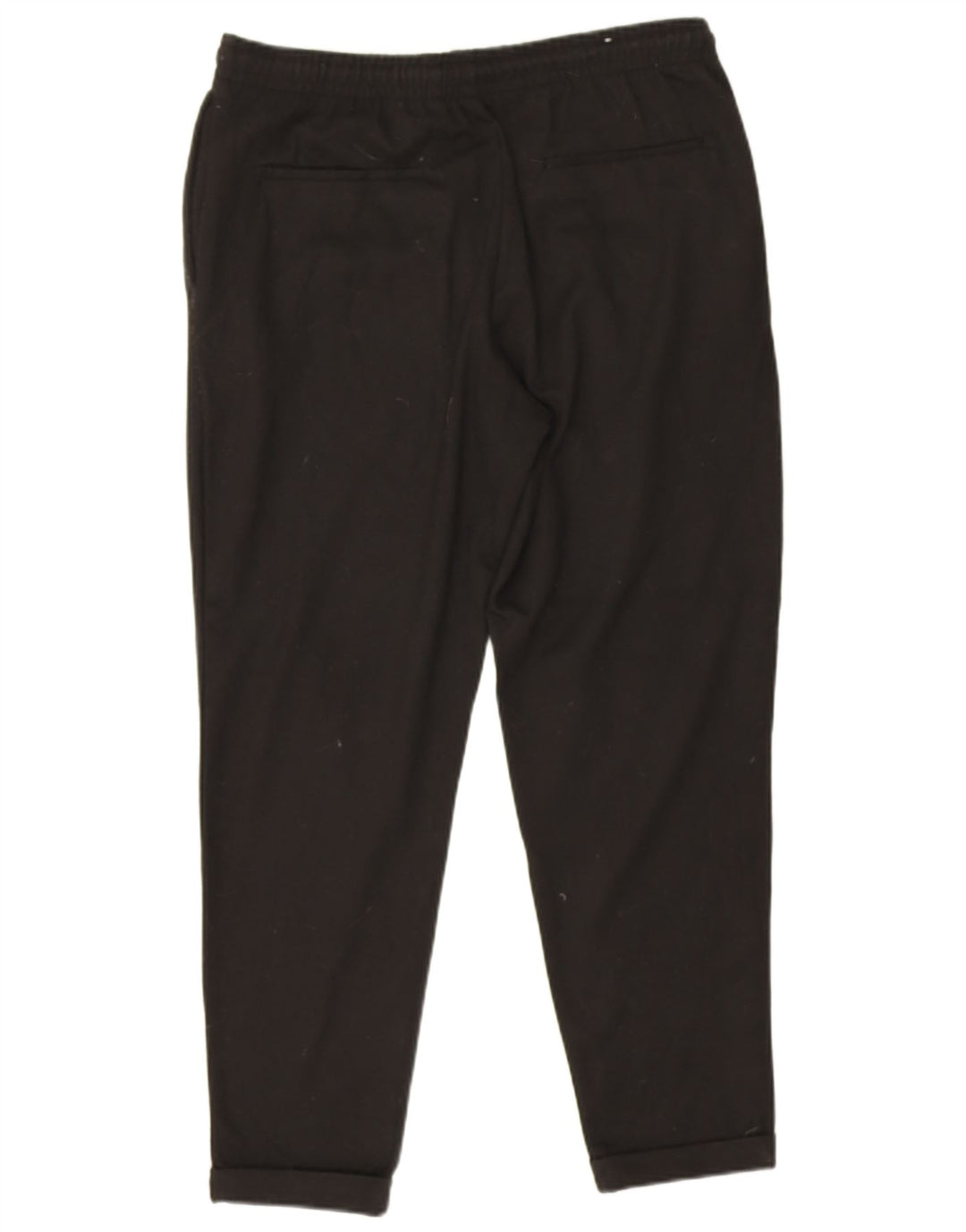 Zara Mens Tapered Chino Trousers Large W32 L28 Black Polyester
