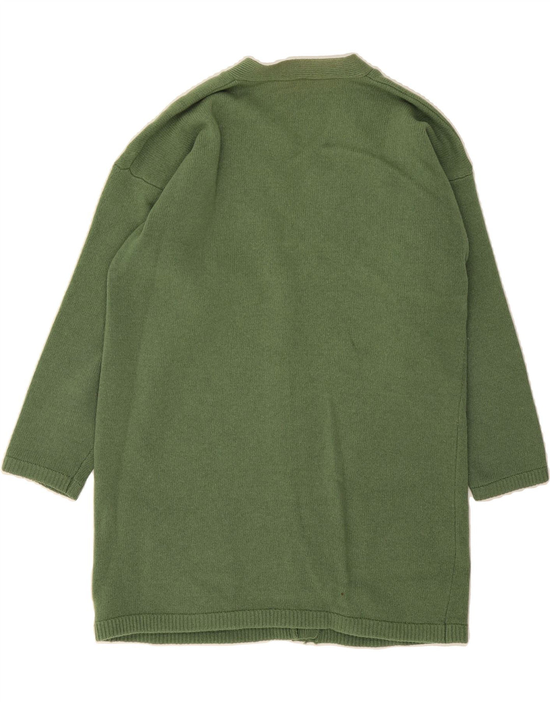 VINTAGE Womens Cardigan Sweater UK 14 Medium Green Vintage Vintage and Second-Hand Vintage from Messina Hembry 