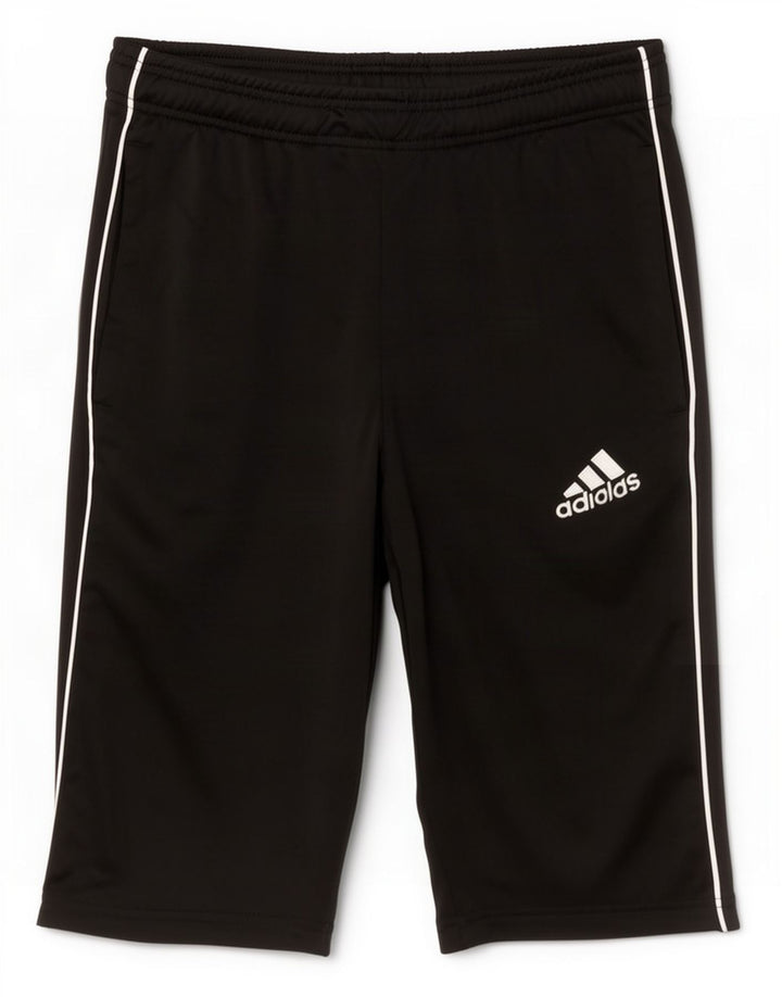 Adidas Mens Aeroready Bermuda Sport Shorts Small Black Polyester