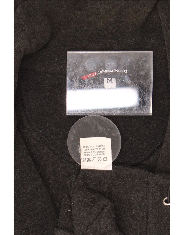 F.LLI CAMPAGNOLO Mens Fleece Gilet UK 38 Medium Grey Polyester Vintage F.LLI Campagnolo and Second-Hand F.LLI Campagnolo from Messina Hembry 