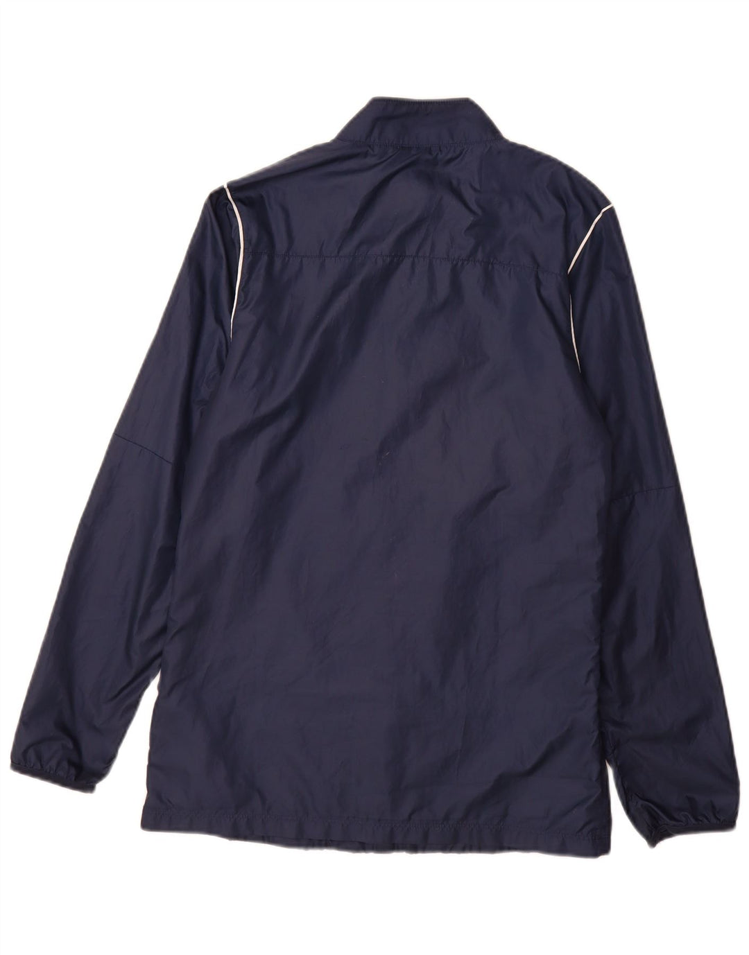 Nike Mens Rain Jacket Small Navy Blue Polyester