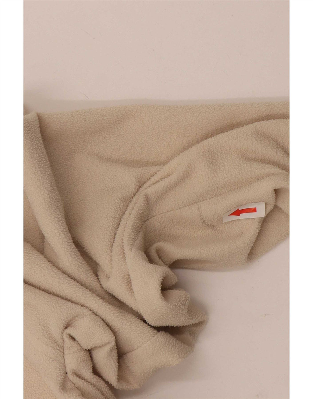 Kappa Mens Zip Neck Fleece Jumper 2XL Beige Polyester
