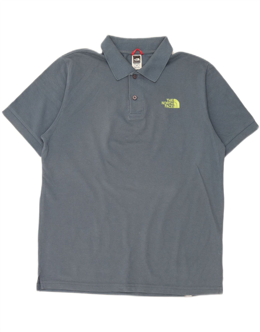 The North Face Mens Polo Shirt Medium Blue Cotton