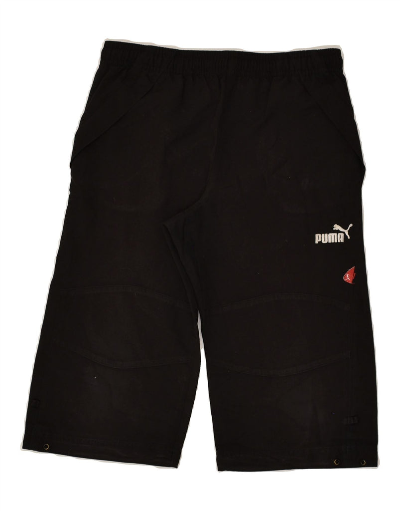 PUMA Boys Sport Shorts 9-10 Years Black Polyester | Vintage Puma | Thrift | Second-Hand Puma | Used Clothing | Messina Hembry 