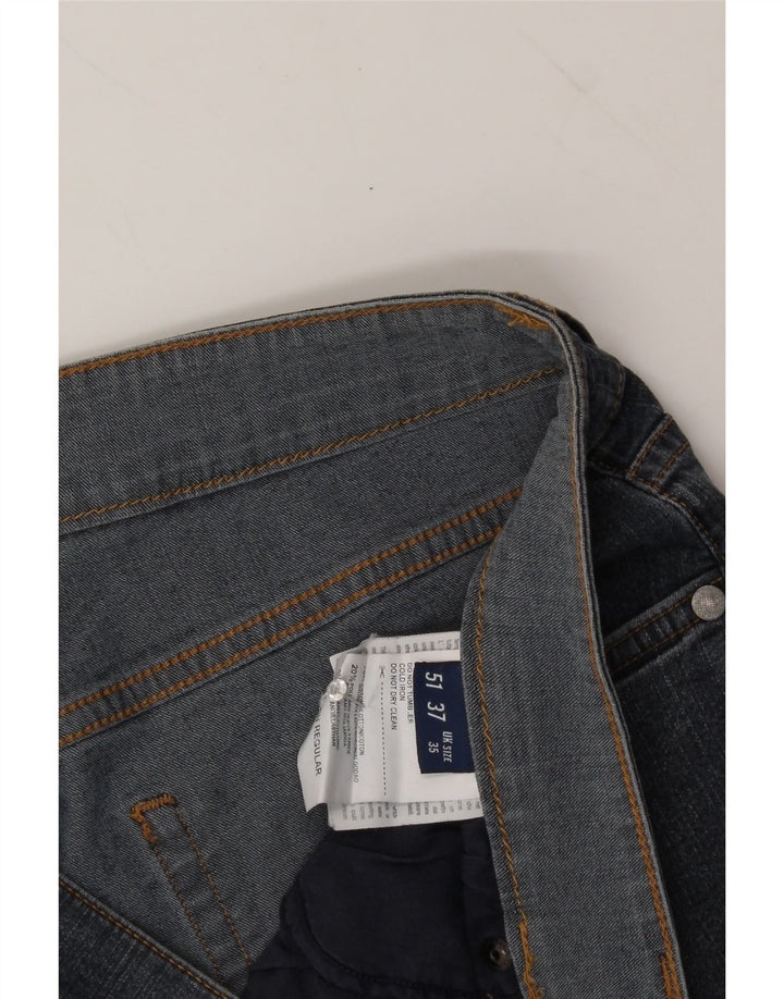 TRUSSARDI Mens Straight Jeans W35 L33 Blue Cotton Vintage Trussardi and Second-Hand Trussardi from Messina Hembry 