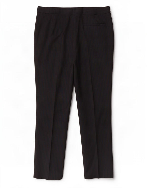 Marks & Spencer Womens Chino Trousers UK 16 Large W34 L30 Navy Blue