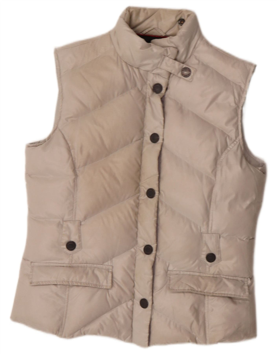 FRIEDA & FREDDIES Womens Padded Gilet EU 40 Medium Beige Polyester
