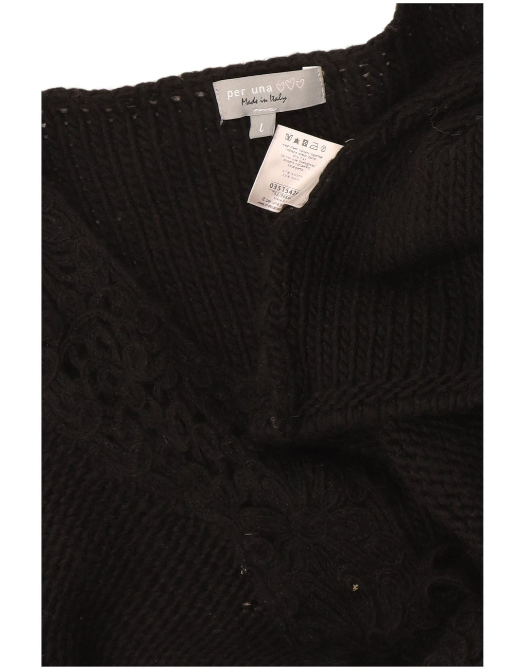 Marks & Spencer Womens Per Una Cardigan Sweater UK 16 Large Black