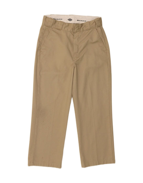 Dickies Mens Straight Chino Trousers W28 L25 Brown Polyester