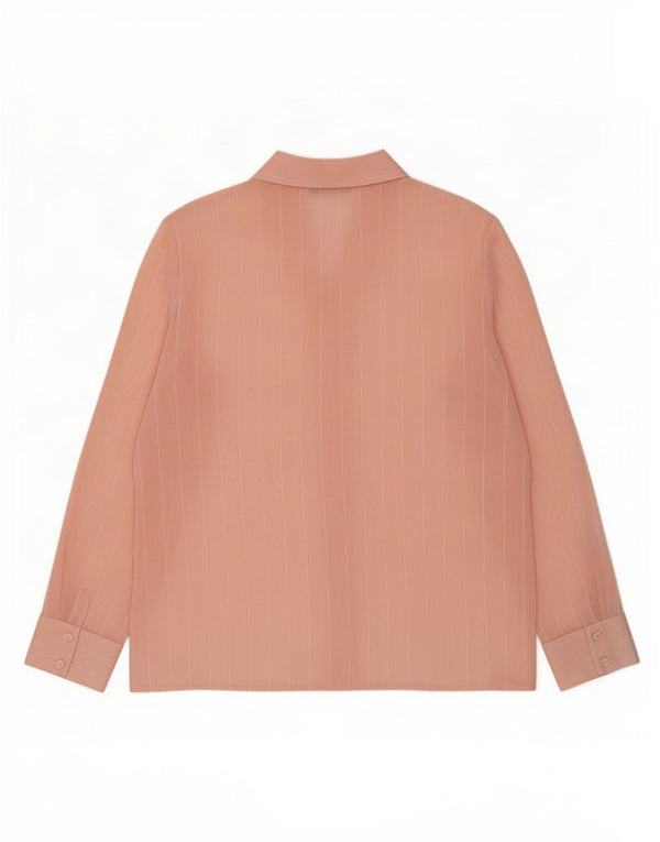 Marks & Spencer Womens Shirt Blouse UK 14 Medium Pink