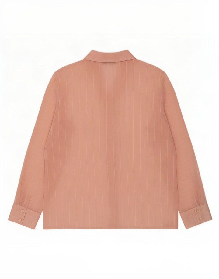 Marks & Spencer Womens Shirt Blouse UK 14 Medium Pink