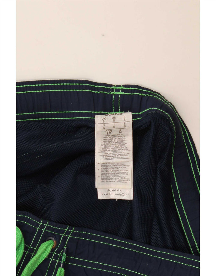 Adidas Mens Swimming Shorts Small Navy Blue Polyester