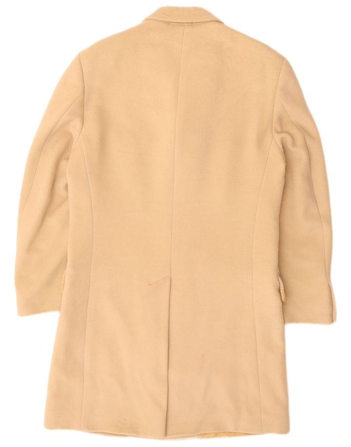 Pal Zileri Mens Overcoat IT 46 Small Beige Virgin Wool
