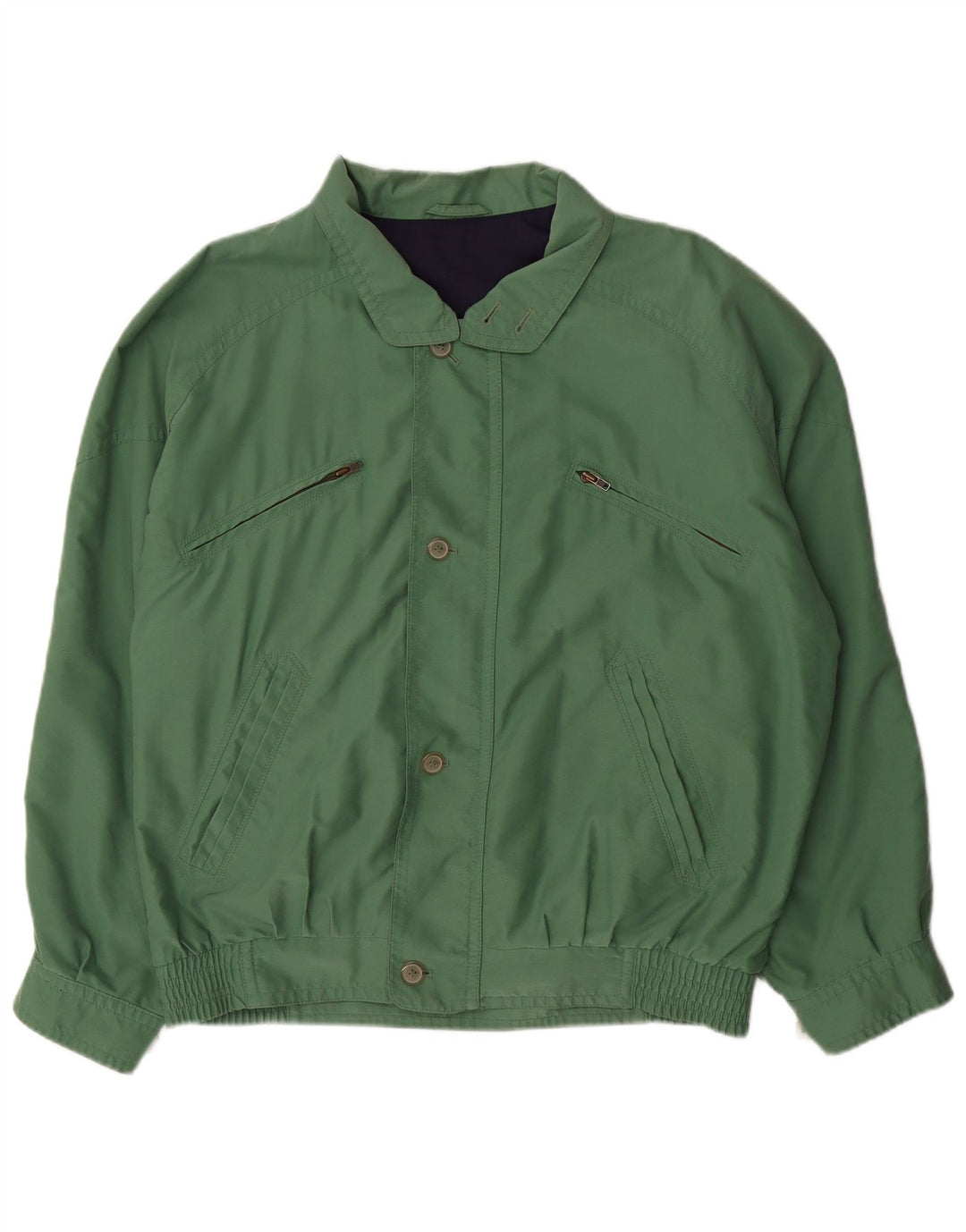 BUGATTI Mens Bomber Jacket IT 50 Large Green Polyester