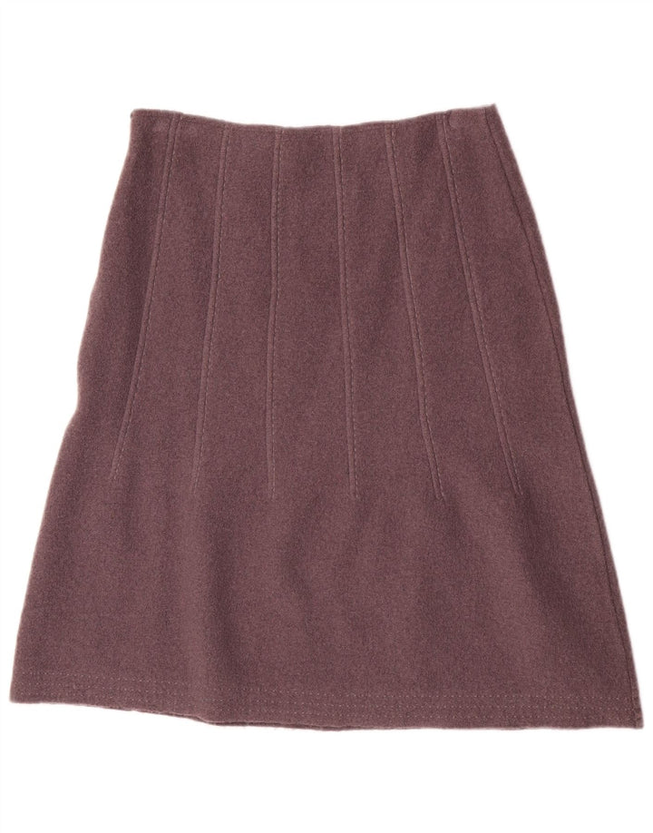 Fenn Wright Manson Womens A-Line Skirt Large W30 Purple Wool