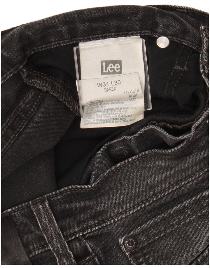 Lee Mens Daren Straight Jeans W31 L30 Grey Cotton