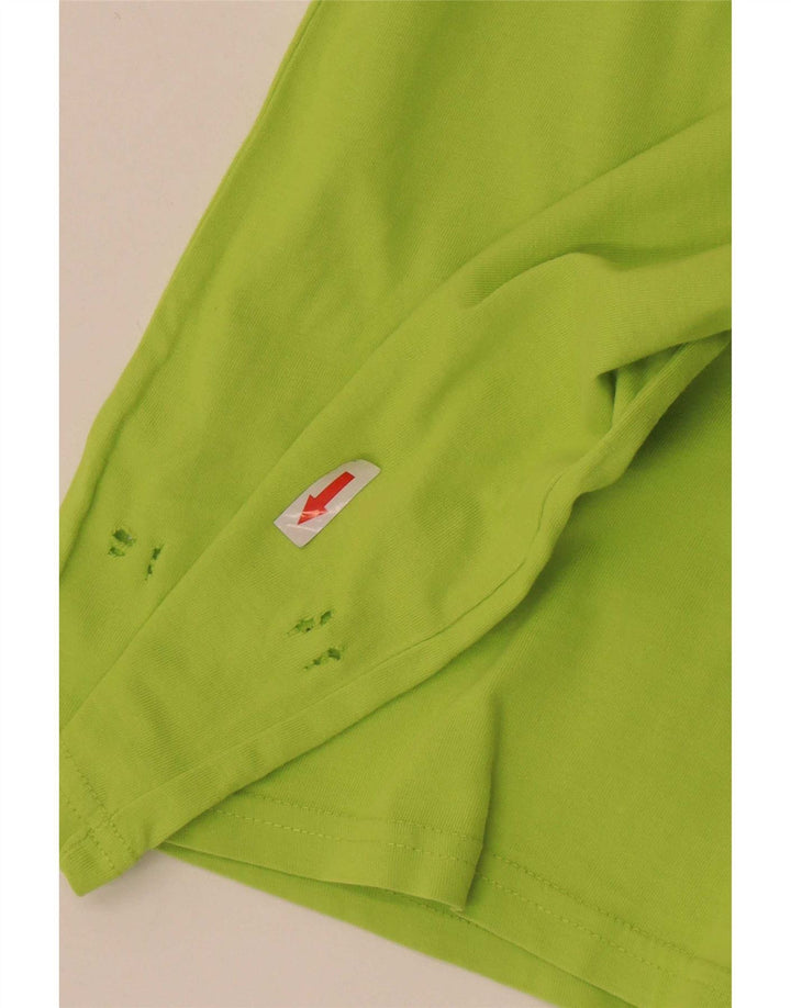 Ellesse Mens T-Shirt Top Small Green Cotton