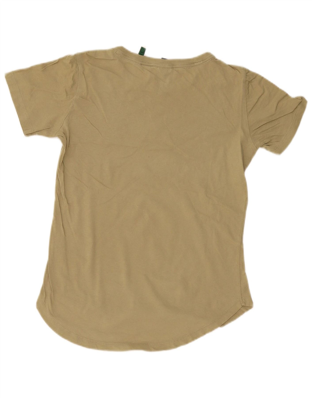 G-STAR Womens Graphic T-Shirt Top UK 12 Medium Khaki Cotton