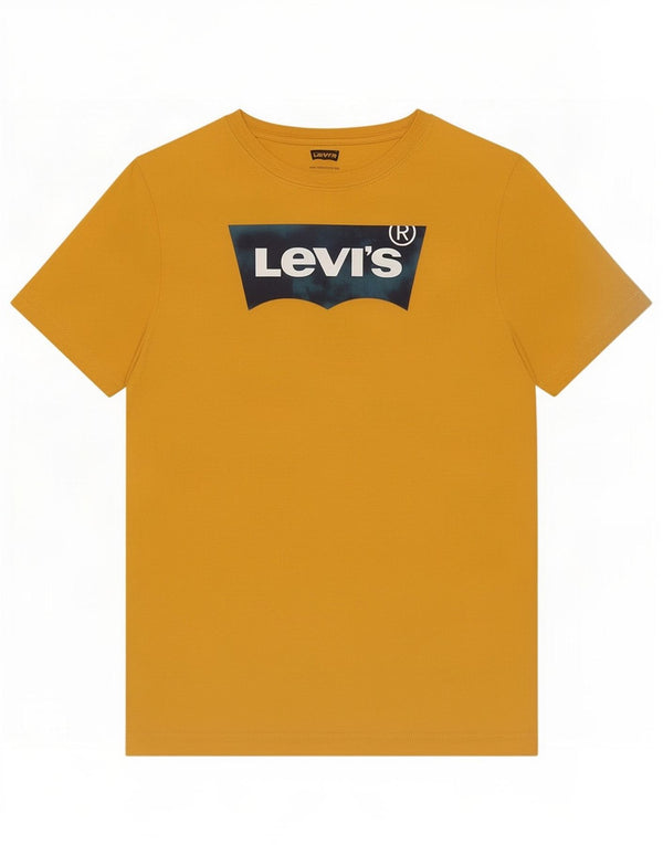 Levi's Boys Graphic T-Shirt Top 15-16 Years Yellow Cotton