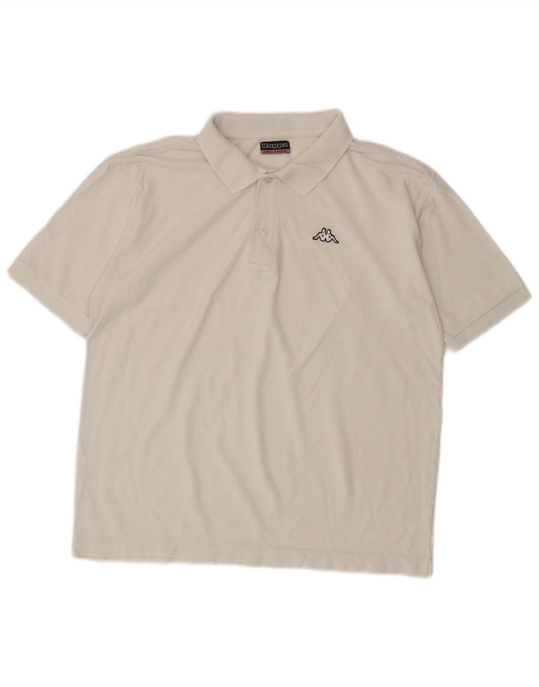 Kappa Mens Polo Shirt 2XL White