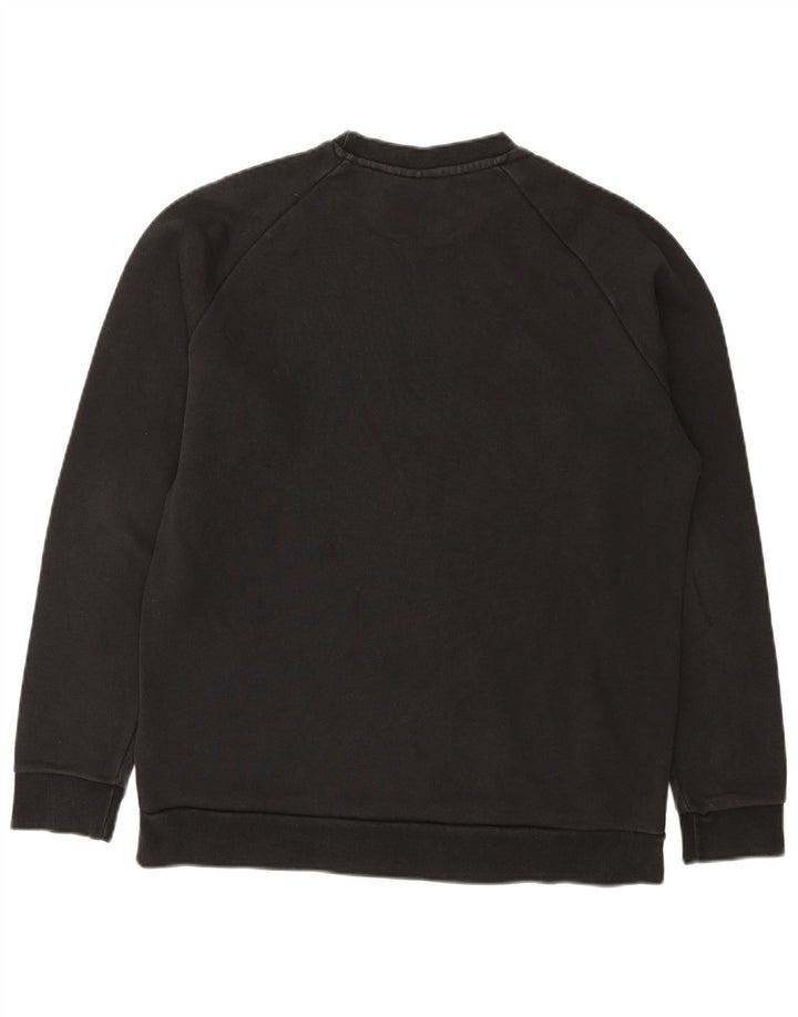 ADIDAS Mens Graphic Sweatshirt Jumper Large Black Cotton