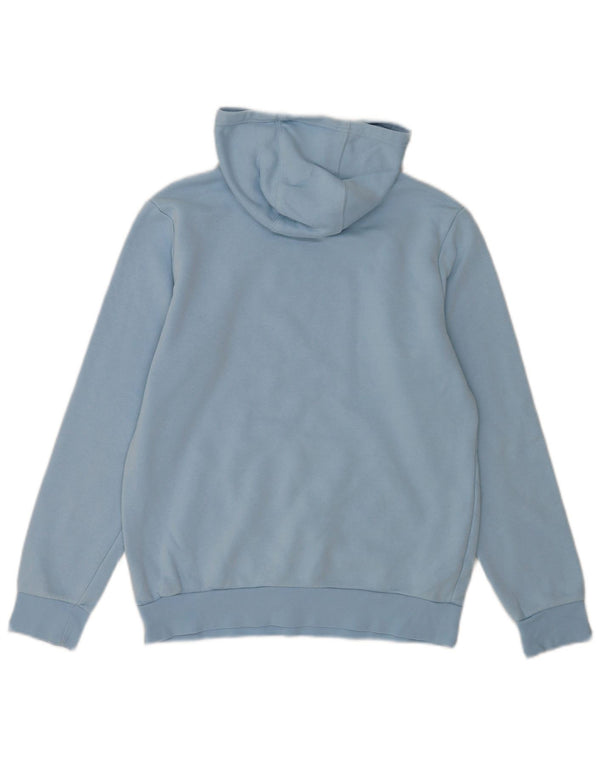 Adidas Boys Hoodie Jumper 13-14 Years Blue Cotton