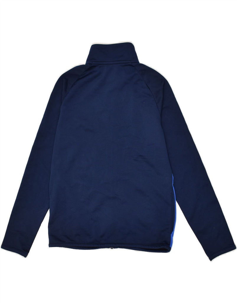 ADIDAS Boys Tracksuit Top Jacket 9-10 Years Navy Blue Colourblock | Vintage Adidas | Thrift | Second-Hand Adidas | Used Clothing | Messina Hembry 