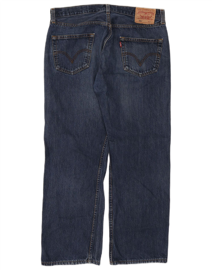 Levi's Mens 501 Straight Jeans W36 L28 Blue Cotton