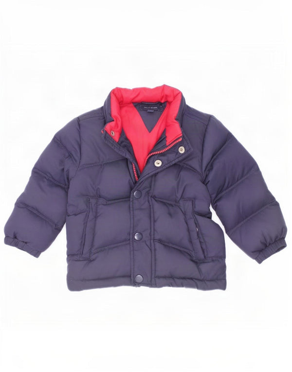 Tommy Hilfiger Baby Boys Padded Jacket 12-18 Months Navy Blue Nylon
