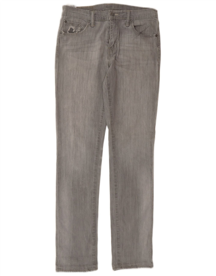 LEVI'S Mens 511 Slim Jeans W30 L34 Grey Cotton