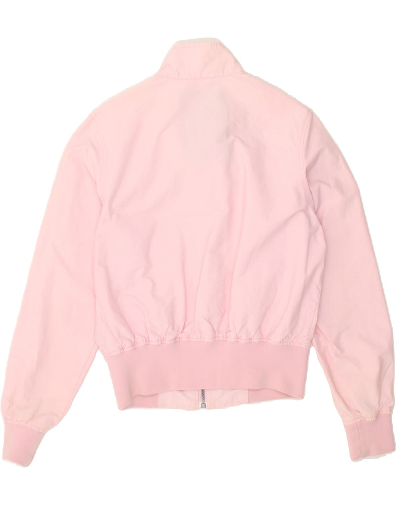 REFRIGUE Womens Bomber Jacket UK 14 Large Pink Nylon | Vintage Refrigue | Thrift | Second-Hand Refrigue | Used Clothing | Messina Hembry 