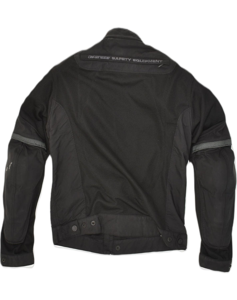 DAINESE Womens Biker Jacket IT 42 Medium Black Nylon | Vintage Dainese | Thrift | Second-Hand Dainese | Used Clothing | Messina Hembry 
