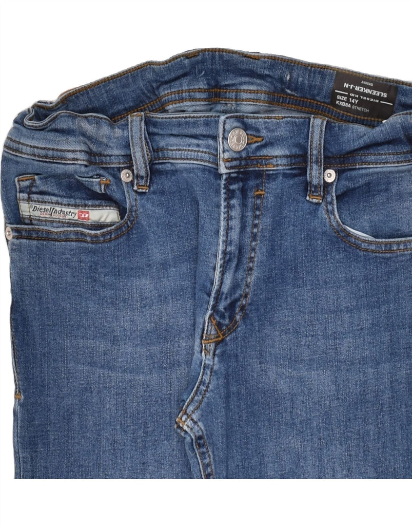 DIESEL Boys Sleenker-J-N Skinny Jeans 13-14 Years W30 L26 Blue Vintage Diesel and Second-Hand Diesel from Messina Hembry 