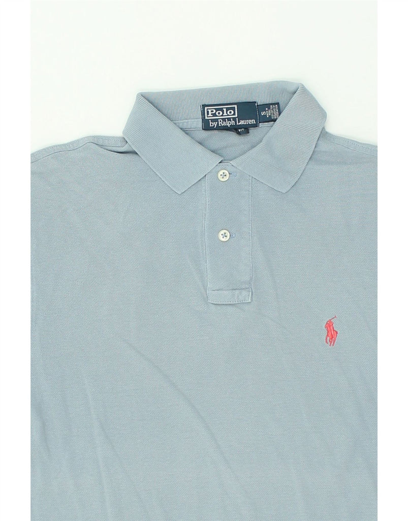 POLO RALPH LAUREN Mens Polo Shirt Small Blue Cotton | Vintage Polo Ralph Lauren | Thrift | Second-Hand Polo Ralph Lauren | Used Clothing | Messina Hembry 