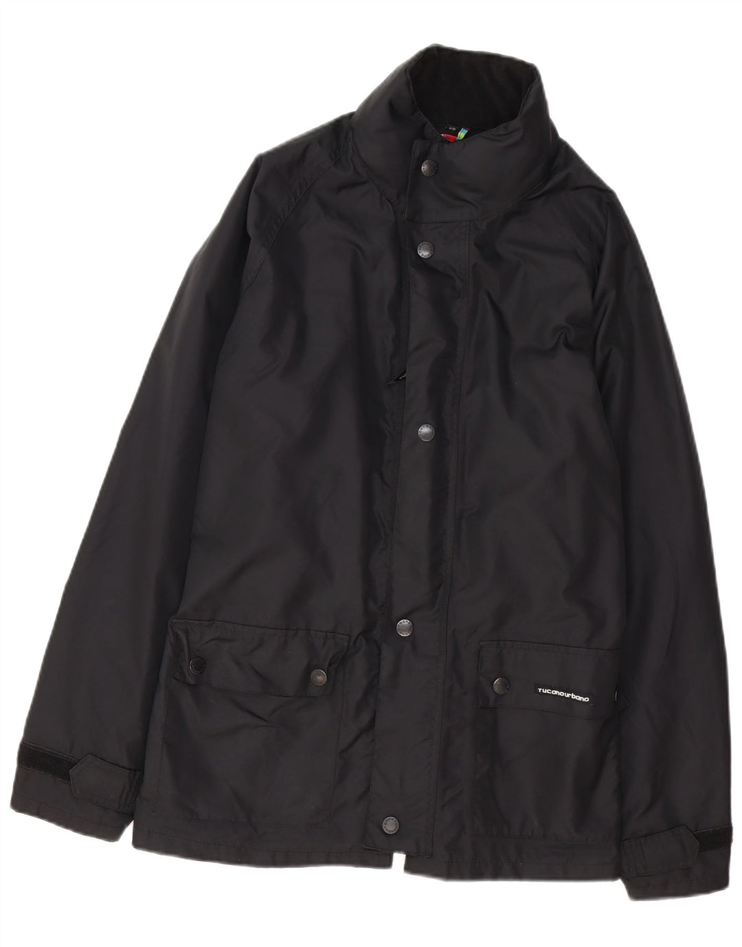 Tucano Urbano Mens Windbreaker Jacket UK 34 XS Black Polyester