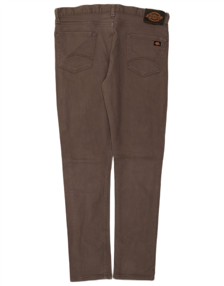 Dickies Mens Skinny Jeans W36 L32 Grey Cotton