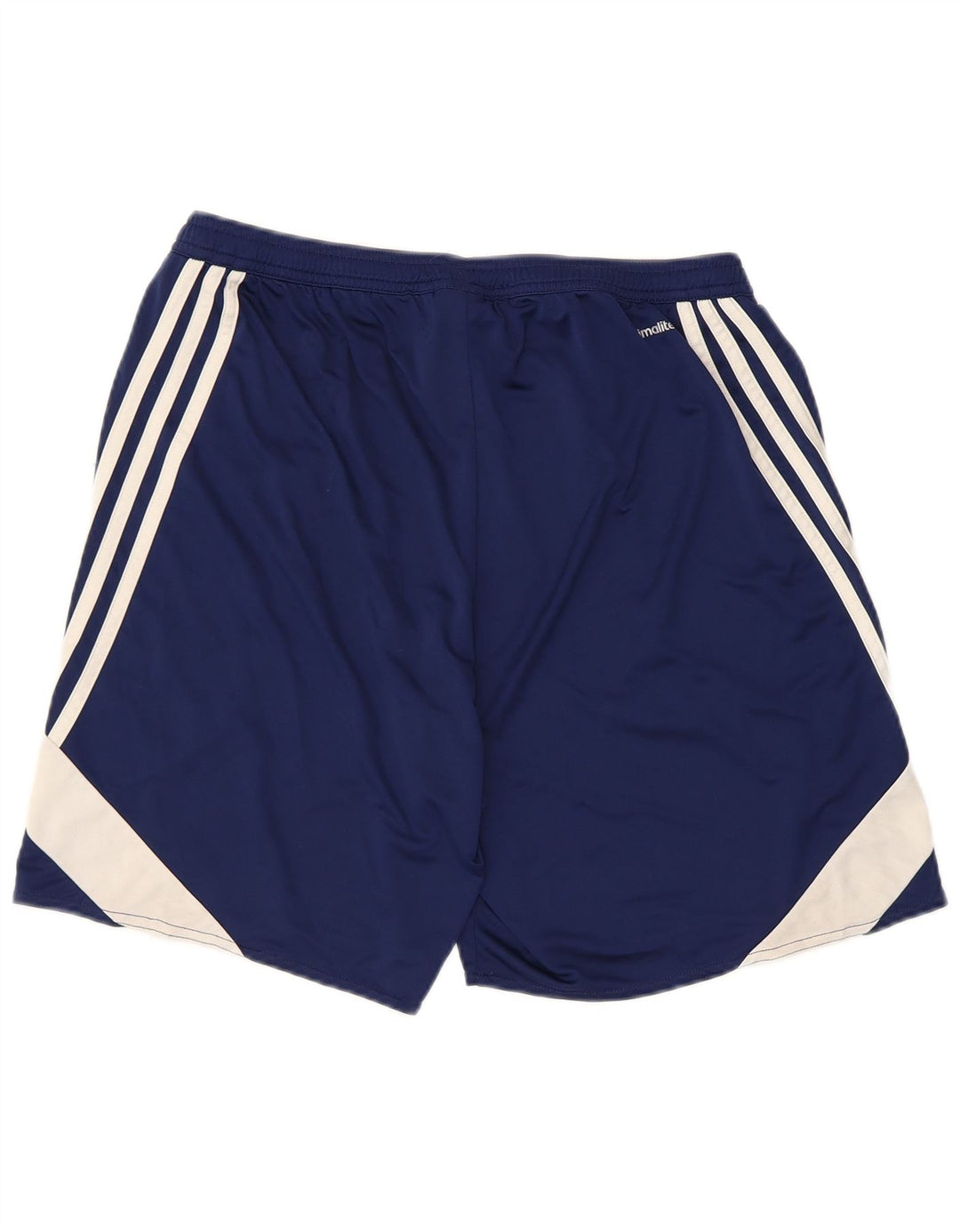 Adidas Mens Climalite Sport Shorts Large  Navy Blue Colourblock Polyester