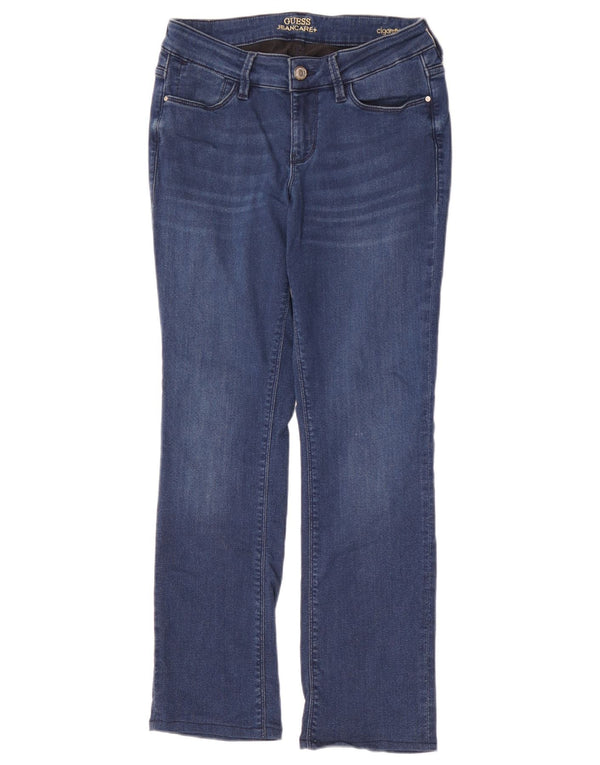 Guess Womens Cigarette Slim Jeans W29 L28 Blue Cotton