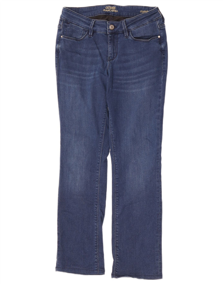 Guess Womens Cigarette Slim Jeans W29 L28 Blue Cotton