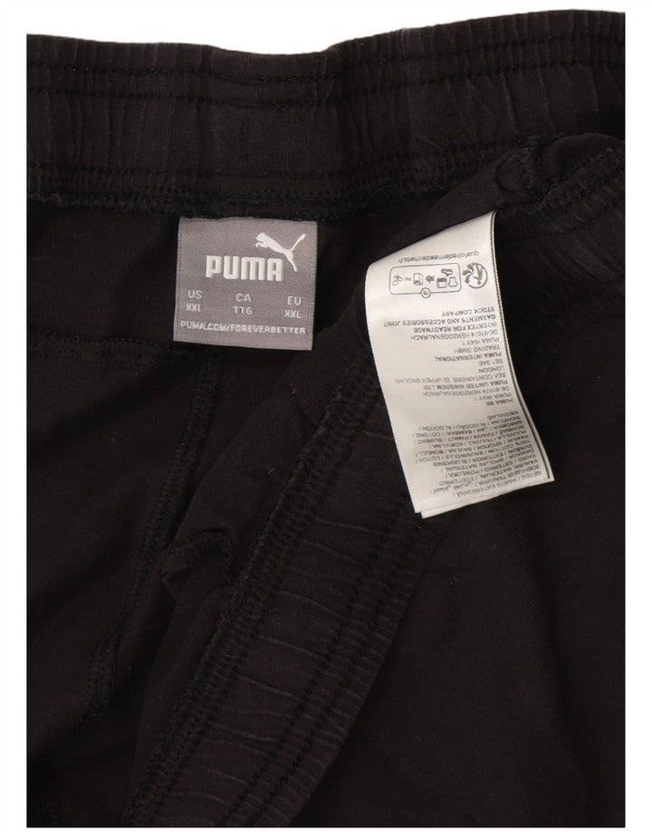 PUMA Mens Graphic Sport Shorts 2XL Black Cotton