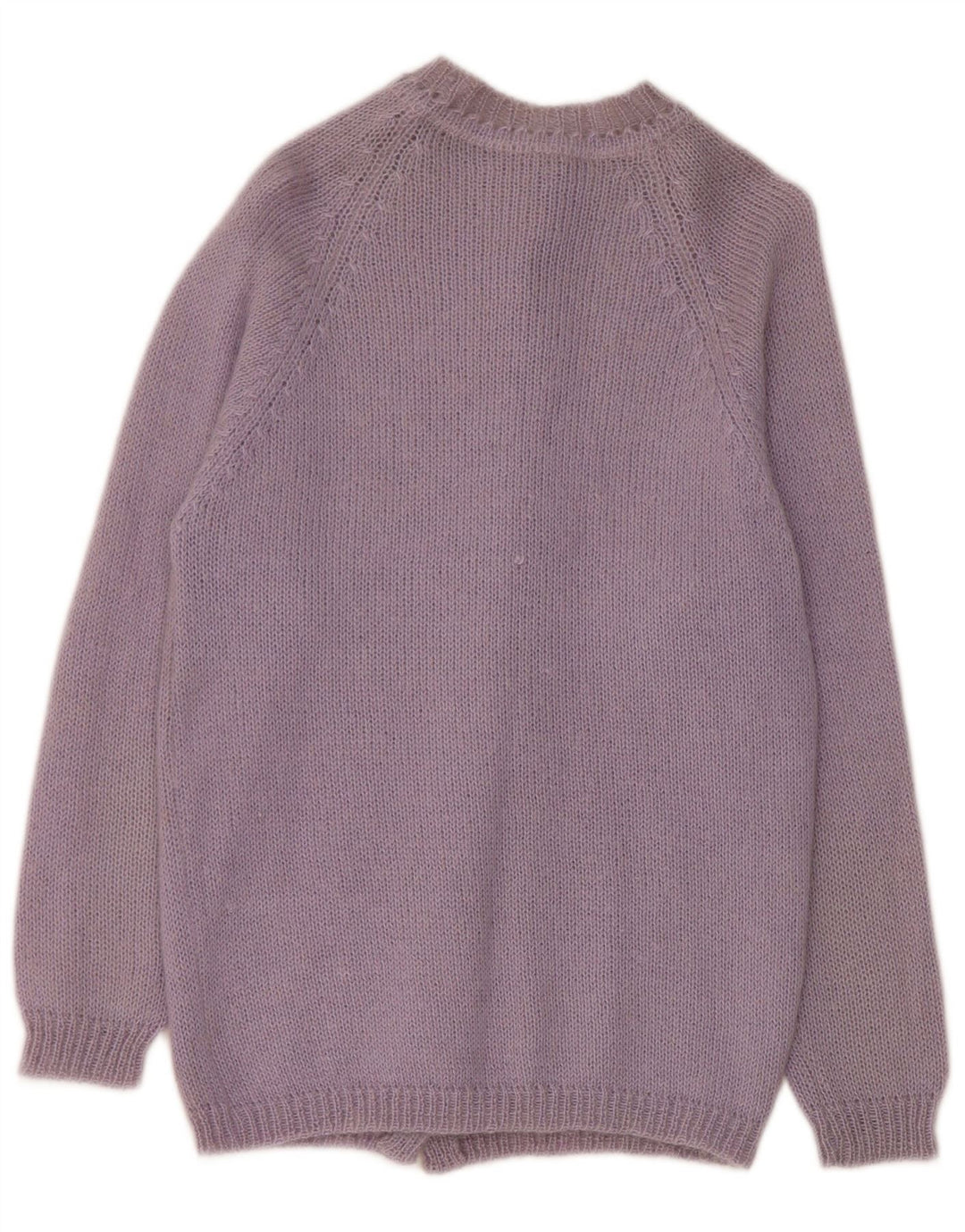 Vintage Womens Cardigan Sweater UK 10 Small Purple