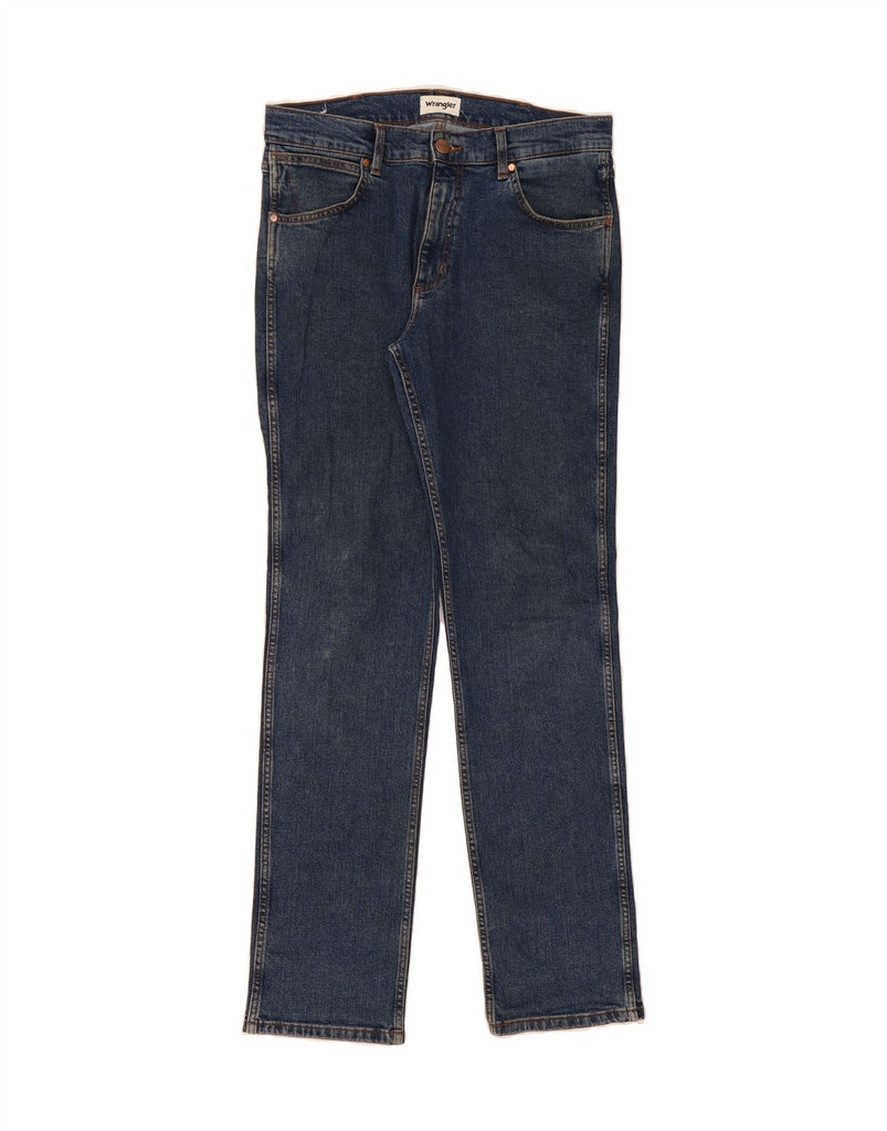 WRANGLER Mens Greensboro Slim Jeans W33 L34 Navy Blue Cotton Vintage Wrangler and Second-Hand Wrangler from Messina Hembry 