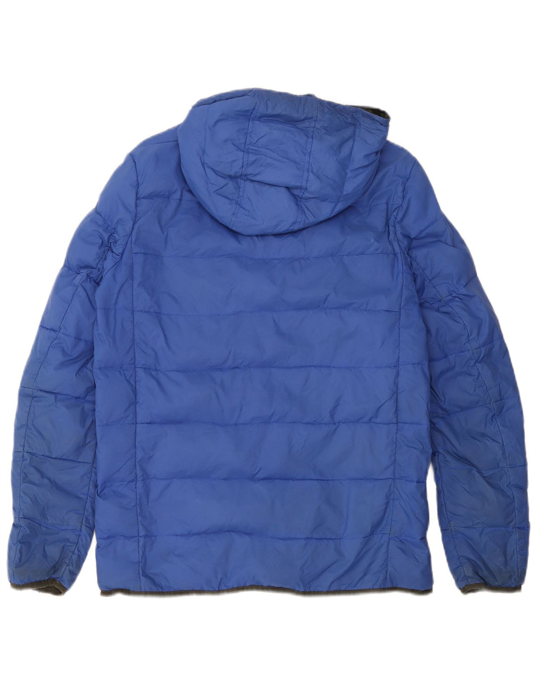 Armani Junior Boys Hooded Padded Jacket 15-16 Years Blue Polyamide